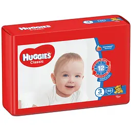 Підгузки Huggies Classic 3 (4-9 кг), 48 шт. - мініатюра 2