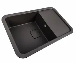 Кухонна мийка Platinum 7850 CUBE матовий Гренадін (SP000039651) - мініатюра 6