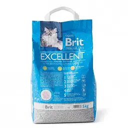 Наповнювач туалету для котів Brit Fresh Excellent 5 кг бентонітовий - мініатюра 4
