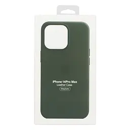 Чохол Leather Case для Apple iPhone 14 Pro Max Sequoia green - мініатюра 4