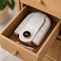 Електрична ультрафіолетова сушарка для взуття з таймером Shoe Dryer / Електросушарка для взуття 4 режимами сушіння Біла 220В - мініатюра 4