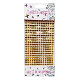 Декоративні наклейки Bambi XY-003(Gold) для авто, ноутбуків, телефонів