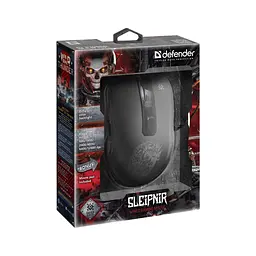 Мишка Defender Sleipnir GM-927 USB Black+ Килимок (52927) - мініатюра 7