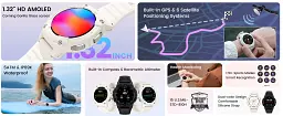 Смарт-годинник Kospet Tank S2 фітнес трекет з GPS white (16980) - мініатюра 9