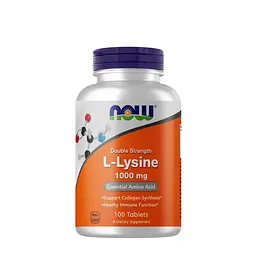Амінокислота NOW L-Lysine 1000 mg, 100 таблеток