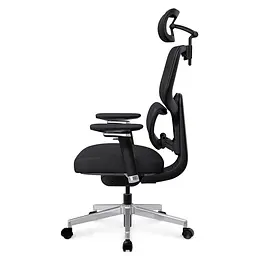 Крісло Mealux D2 Air Fabric Black (арт. HF-D2 F/B) - мініатюра 4