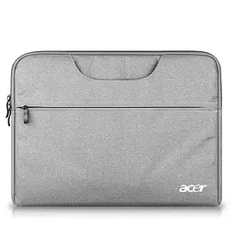 Сумка чохол для ноутбука Acer 15,6" 42 см X 30 см ущільнені стінки Digital Сіра (IBN007S5 ) - мініатюра 2