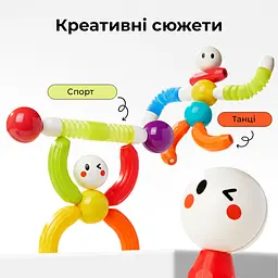 Магнітний конструктор Mideer Веселкові магнітні будівельні палички 26 деталей (MD2350) - мініатюра 2