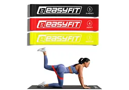 Гумки для фітнесу EasyFit набір 3 шт (EF-1812) - мініатюра 1