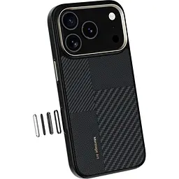 Чохол Benks Montage ArmorPro Kevlar Case 600D/1500D Magnetic для Apple iPhone 17 Pro Black [146130] - мініатюра 3