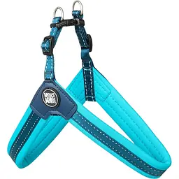 Шлея для собак Max & Molly Q-Fit Harness Matrix Sky Blue XS 40-44 см - мініатюра 3