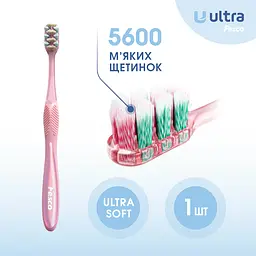 Зубна щітка Fesco Ultra Multibrush рожева - мініатюра 5