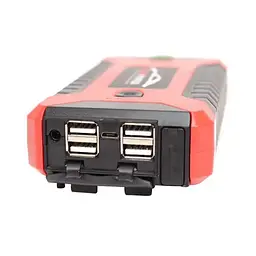 Пускозарядний пристрій червоний JUMP STARTER JX27 WITH PUMP 99800 мАг • Автомобільний стартовий блок з компресором та зарядкою - мініатюра 3