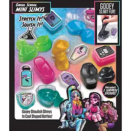 Слайм Cra-Z-Art Monster High Ghoul School Mini Mania набір 8 шт. (72227CRA) - мініатюра 3