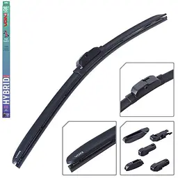 Щітки склоочисника гібридні VOIN 26"-650мм (TPX6M-26") HYBRID Ultra (6 адаптерів)