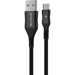 Кабель Proove Braided Scout USB-A to Micro USB 2.4A 1m Black (CCBS20001301) [130725]