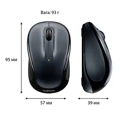 Мишка бездротова Logitech M325s 910-006812 Dark Grey - мініатюра 6