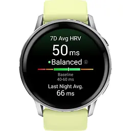 Смарт-годинник Garmin Venu 4 45mm Silver with Citron Silicone Band (010-03014-02) [146409] - мініатюра 2
