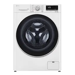 Прально-сушильна машина LG фронтальна, 9(5)кг, 1200, А, 48см, дисплей, пара, інвертор, білий (F2V3FG0W) - мініатюра 2