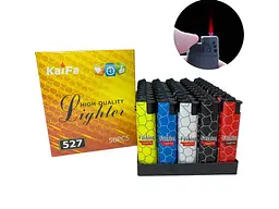 Запальничка SUNOPT пластикова "KaiFa" Fashion (турбо полум'я ) 527-1