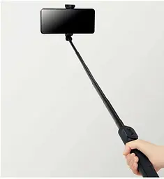 Селфі - монопод бездротовий трипод Xiaomi Zoom Stand Selfie Stick 2 чорний (XMBJZPGO2YM) - мініатюра 2