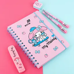 Блокнот Kite My Melody А5 80 аркушів HK-3 клітка на спіралі (HK26-190-3) - мініатюра 3