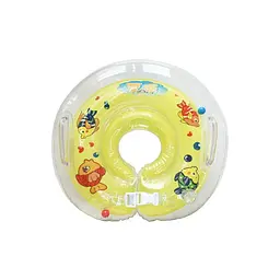 Надувний круг на шию для купання дітей "Рибка" Mega Zayka MGZ-0936(Yellow)