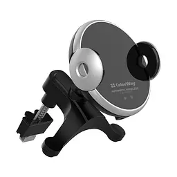 Універсальний автотримач ColorWay AutoSense Car Wireless Charger 15W (Dashboard + Air Vent) (CW-CHAW039Q-BK) - мініатюра 2
