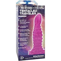 Фентезійний фалоімітатор Doc Johnson Vac-U-Lock x Fantasy Fuckers Tentacled Traveler - мініатюра 5