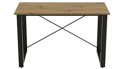 Письмовий стіл Ferrum-decor Драйв 750x1200x700 Чорний метал ДСП Дуб Артізан 32 мм (FRD-103385) - мініатюра 5