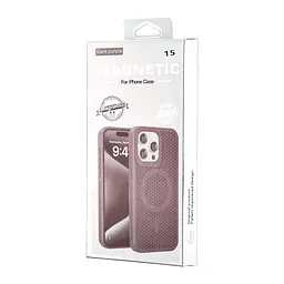 Чохол Silicone Cooling Сase with MagSafe iPhone 15 Purple - мініатюра 2