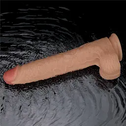 Вібратор Lovetoy Power Basics Cock 11'' 28.3 см (тілесний) - мініатюра 18