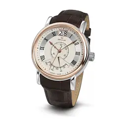 Наручний годинник Seculus 4506.3.7003 white, ss-r, brown leather