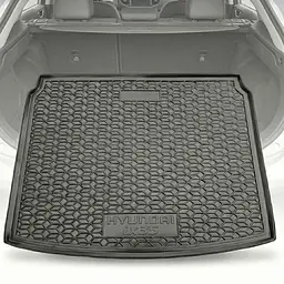 Автомобільний килимок в багажник Hyundai ix35 2010- / Гумовий (Avto-Gumm)