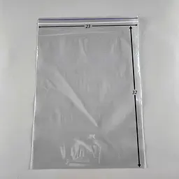Пакети Zip-Lock прозорі 23x32 см, 100 шт, 50 мкм, поліетиленові пакети із застібкою - мініатюра 2