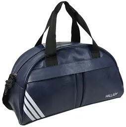 Сумка спортивна для фітнесу Wallaby зі штучної шкіри 16 л 44×23×19 см Синя - мініатюра 11
