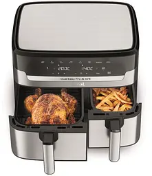 Мультипіч Tefal Dual EasyFry & Grill AirFryer сіро-чорний 2700 Вт (EY905D10) - мініатюра 12