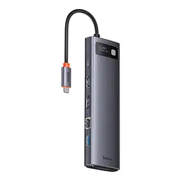 Хаб розгалужувач Baseus Metal Gleam 12-in-1 (WKWG020213) - мініатюра 2