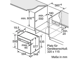 Духовка електрична Bosch HBG676EB6 - мініатюра 7