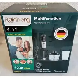 Блендер Rainberg RB-6211 міксер 4в1 1200 Вт - мініатюра 5