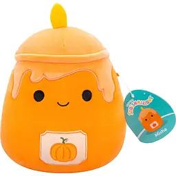 М'яка іграшка Squishmallows Свічка Міша 19 см помаранчева (SQHV00032) - мініатюра 6