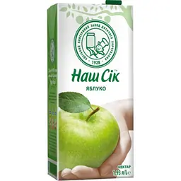 Нектар Наш Сік Яблучний 1.93 л (580557)