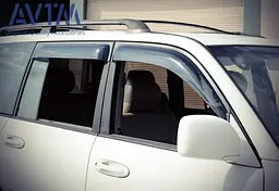Дефлектори вікон вітровики для Toyota Land Cruiser 100/Lexus LX470 1997-2007 (широкі)
