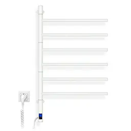 Електрична рушникосушка Navin Arabesque 480x800 Sensor з таймером, біла 12-123033-4880, Білий матовий, Електронний - мініатюра 5