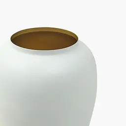 Ваза MBM HOME Елізіум залізна принт золотий 230х230х350 мм (VB-01 PRINT/GOLD) - мініатюра 3