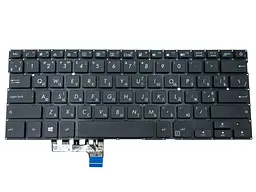 Клавіатура для ASUS zenbook UX331FN UX331U UX331UN (RU Black з підсвічуванням). Оригінал. - мініатюра 3