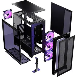 Корпус Modecom VOLCANO EXPANSE S без БП Black (AT-EXPANSE-SG-10-000000) - мініатюра 3