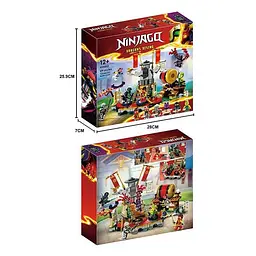 Конструктор Ninjago 659 деталей фігурки героїв 29х26х7см - мініатюра 2