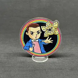 Акрилова колекційна фігурка Чібі Chibi Дивні дива, Дуже дивні справи, Stranger Thing Демогоргона і Оді 10 см - мініатюра 2