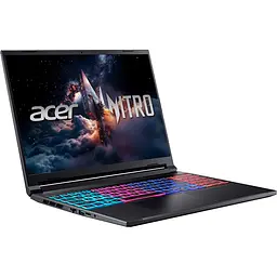Ноутбук Ігровий ACER Nitro V16S AI ANV16S-71-795F, Intel Core 7 240H до 5.2GHz, 16" WUXGA, 16GB, SSD 1TB, NVIDIA GeForce RTX 5060 8GB, Free DOS - мініатюра 2